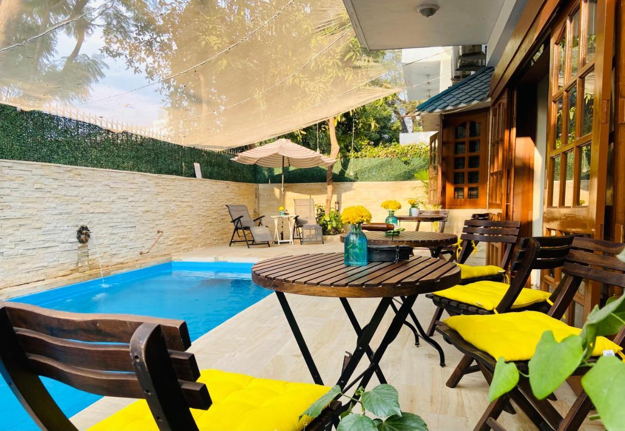Roshani Pool Villa Gurgaon - 7Br #Privatepool #Villa #Bungalow #Garden #Staycation מראה חיצוני תמונה